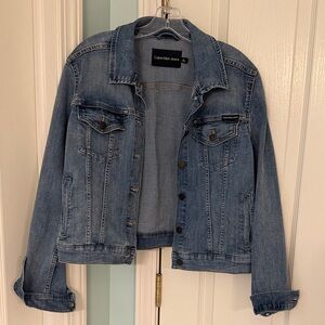 Calvin Klein Women's Light Blue Jean Jacket